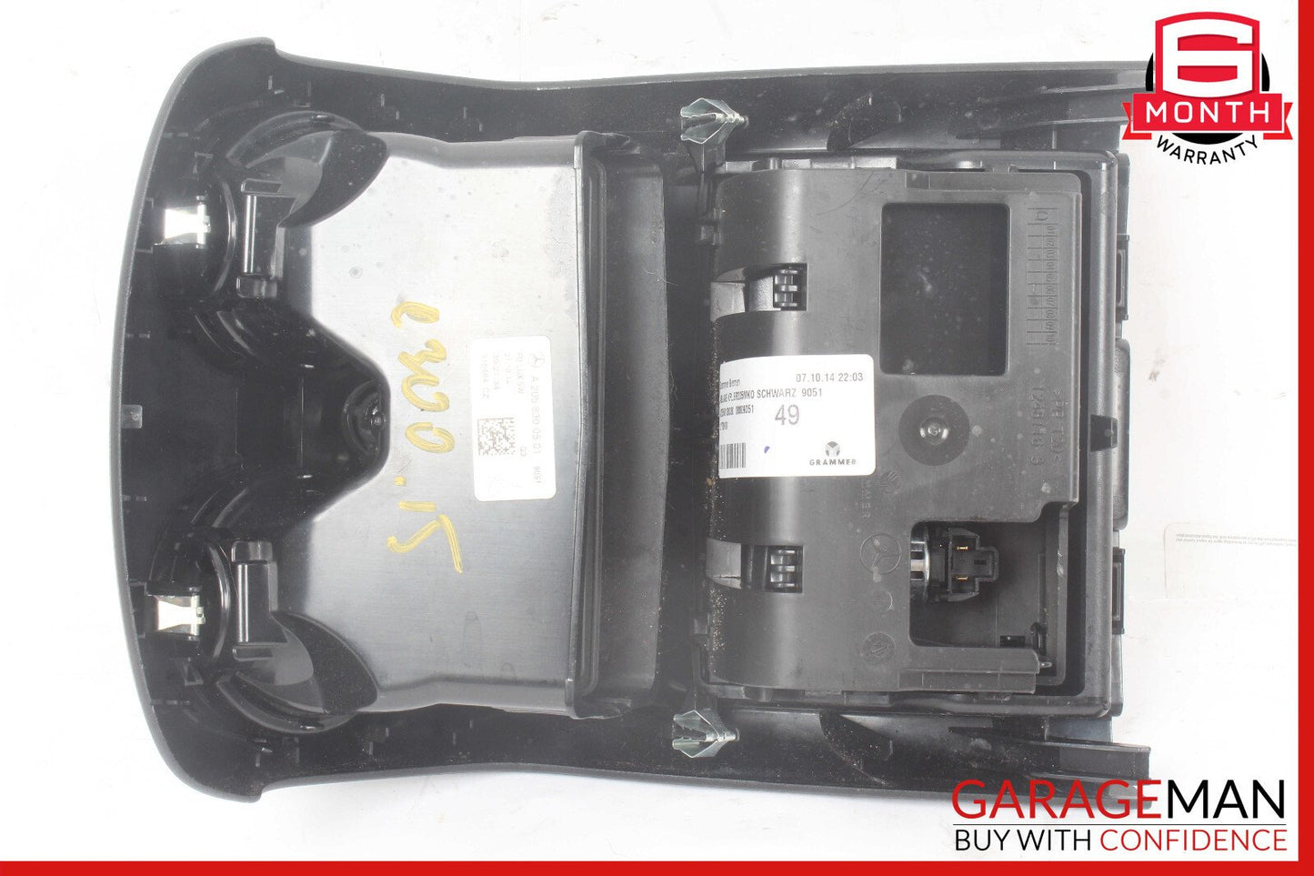 15-20 Mercedes W205 C300 C350e Rear Center Console AC Air Vent Trim OEM