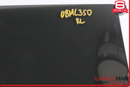 06-11 Mercedes W164 ML350 4MATIC Rear Left Driver Side Door Window Auto Glass