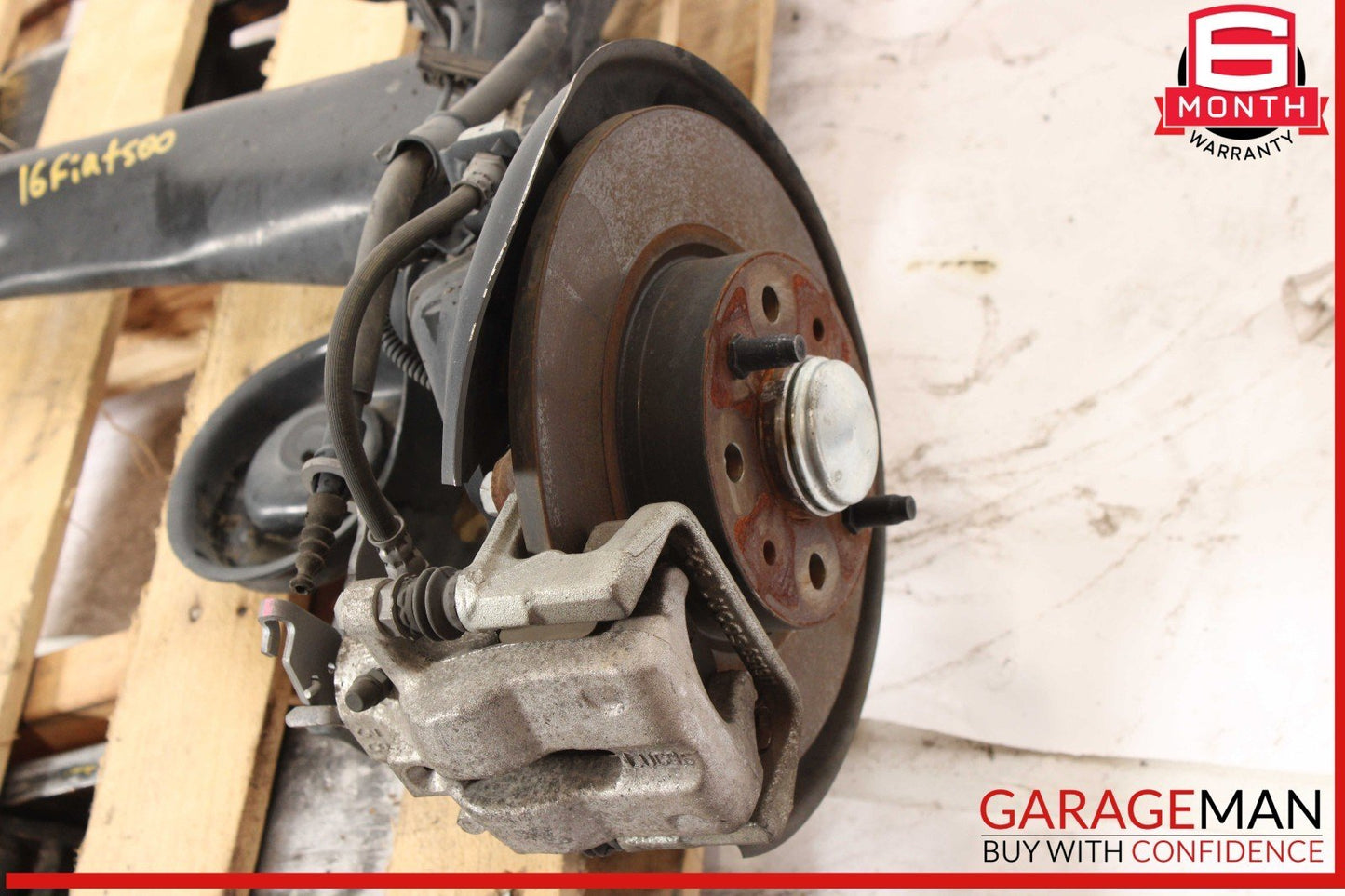 12-19 Fiat 500 Rear Sub Frame Crossmember Assembly OEM