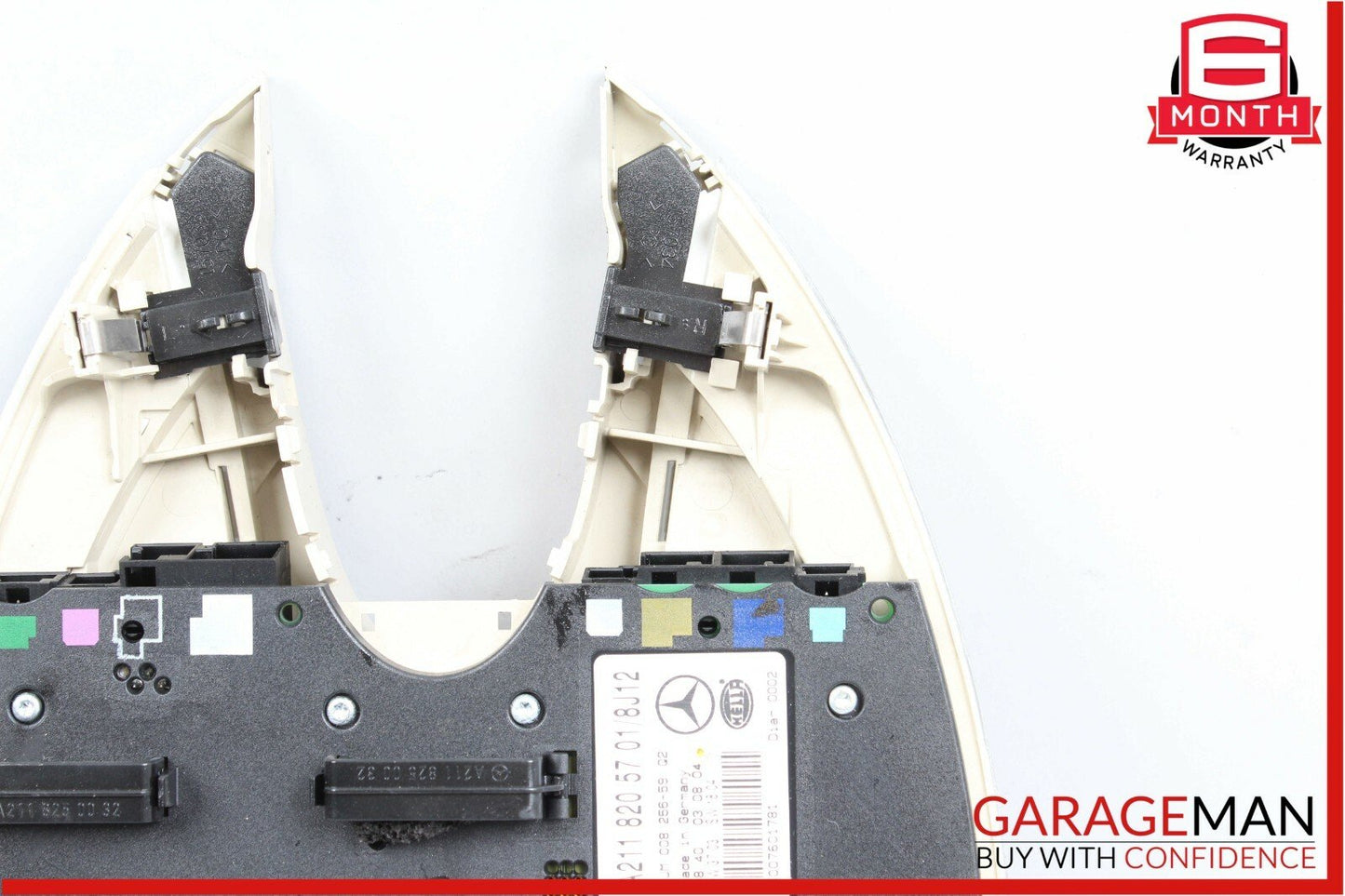 03-06 Mercedes W211 E320 E55 AMG Front Top Upper Overhead Dome Light Lamp Beige