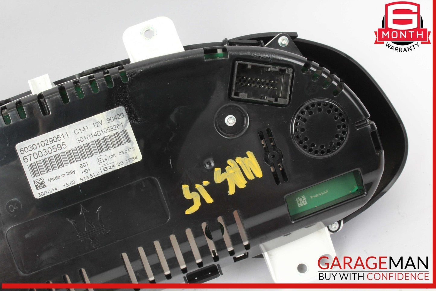 14-17 Maserati Quattroporte S Instrument Cluster Speedometer 670030595 OEM