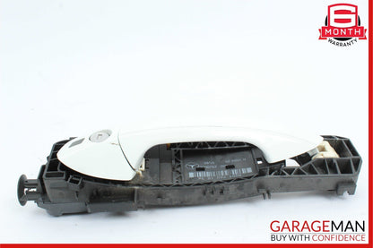 08-17 Mercedes W204 C250 Front Left Driver Side Exterior Door Handle White OEM