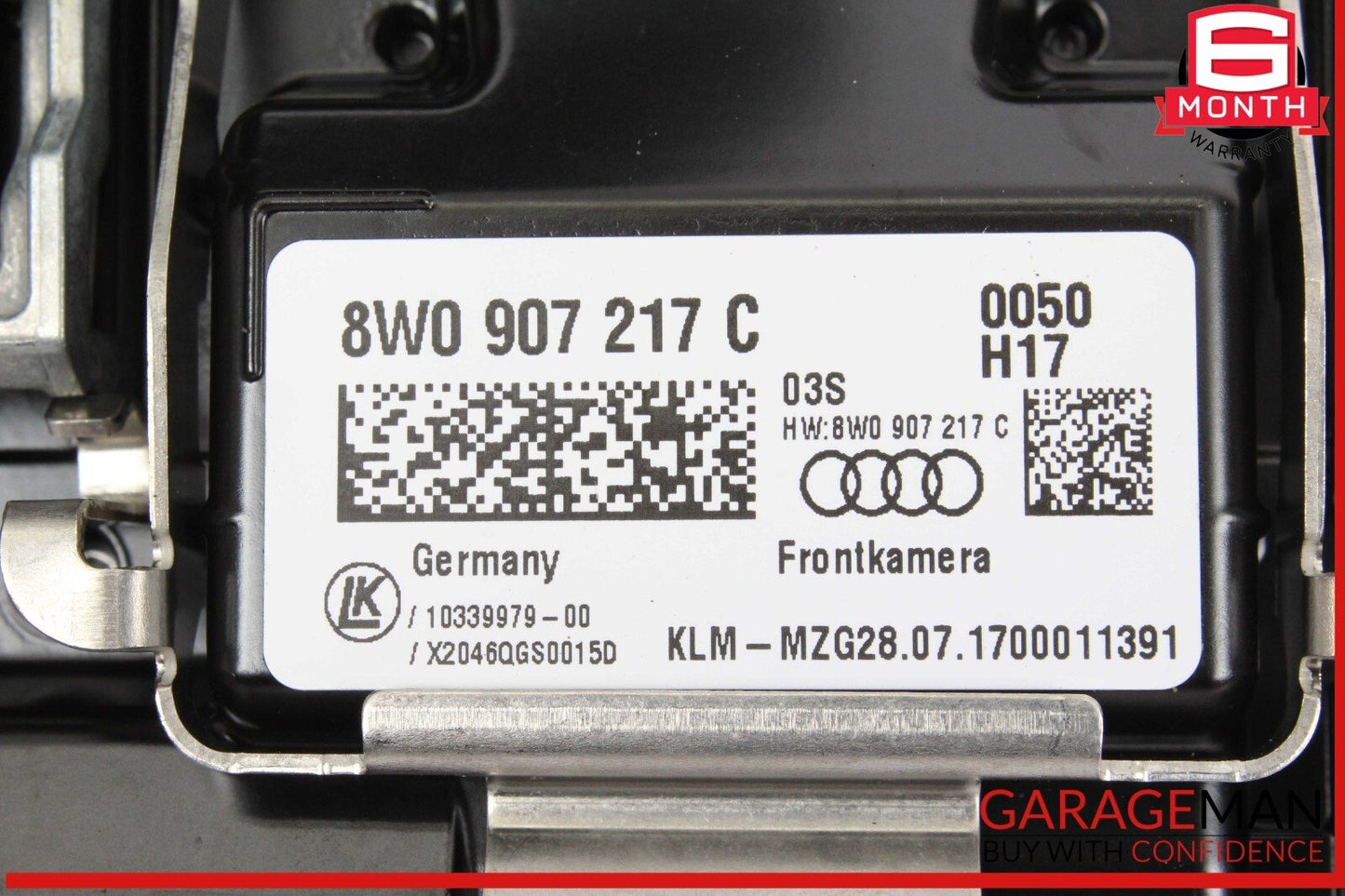 17-19 Audi A4 Quattro Front Upper Windshield Lane Assist Camera 8W0907217C OEM