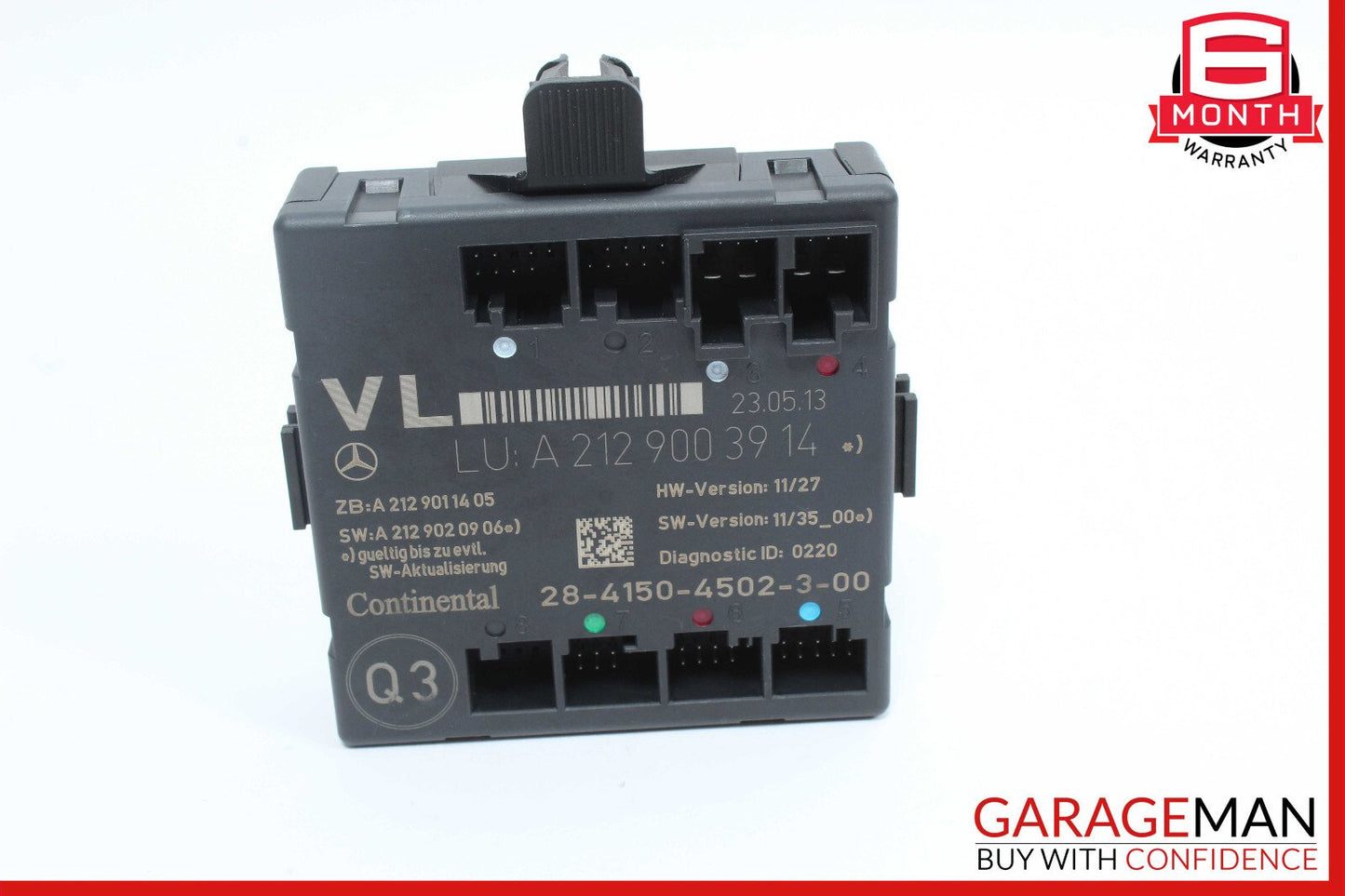 08-18 Mercedes R172 SLK250 C250 CLS550 Front Left Side Door Control Module OEM