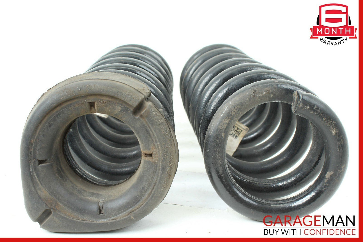 14-17 Maserati Ghibli Rear Right & Left Suspension Coil Spring Absorber Set OEM