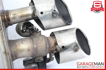 14-17 Maserati Ghibli M157 Rear Left Driver Side Exhaust Muffler Dual Tip