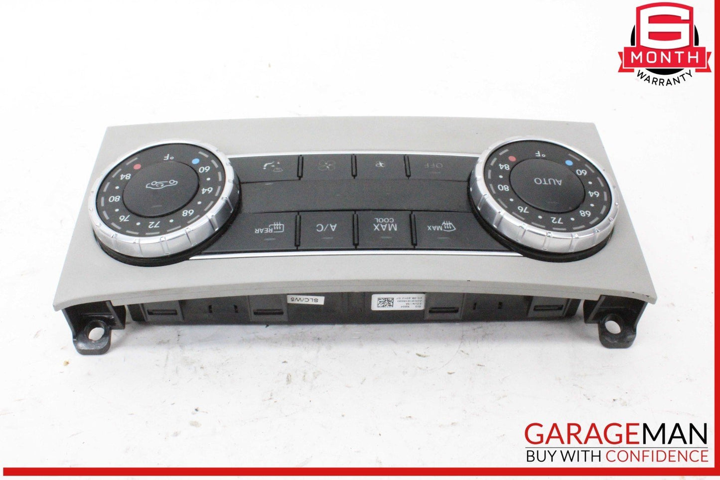 12-14 Mercedes W204 C250 CGI C300 AC A/C Heater Climate Control w/ Trim OEM