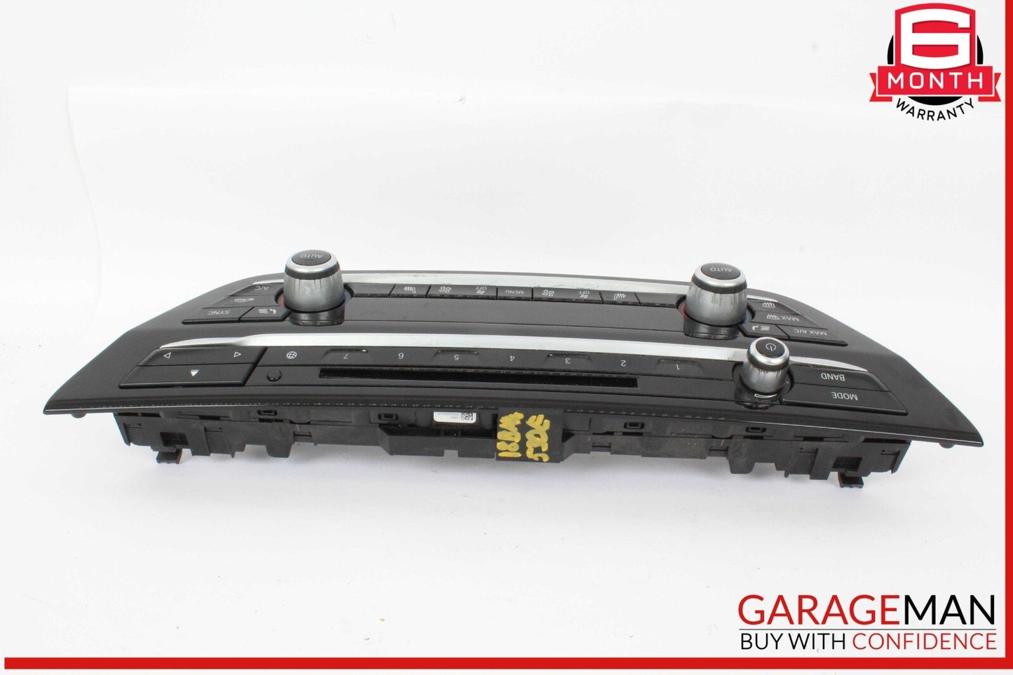 17-20 BMW 530E AC A/C Climate Control Audio Radio Switch Panel 6834437 OEM