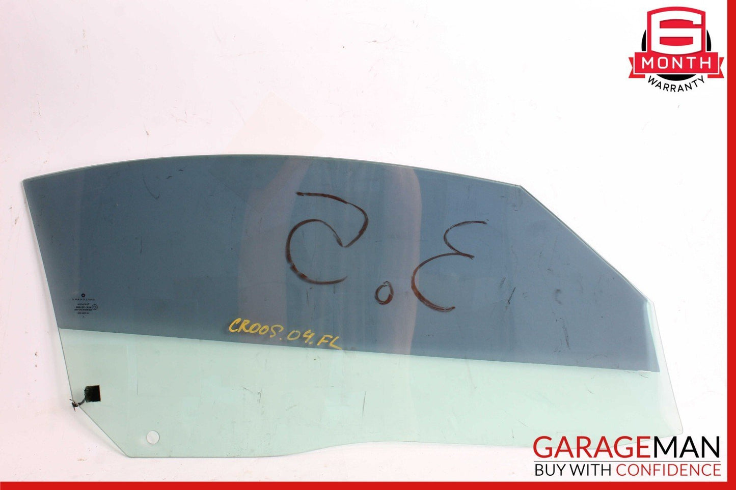 04-08 Chrysler Crossfire Pilkington Front Left Side Door Window Auto Glass OEM