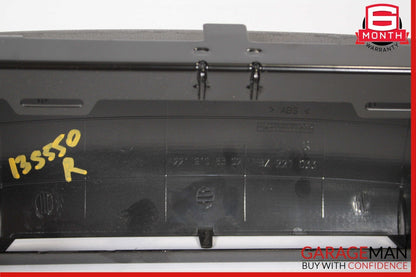 10-13 Mercedes W221 S450 S550 Front Right Side Under Seat Compartment Assy Black