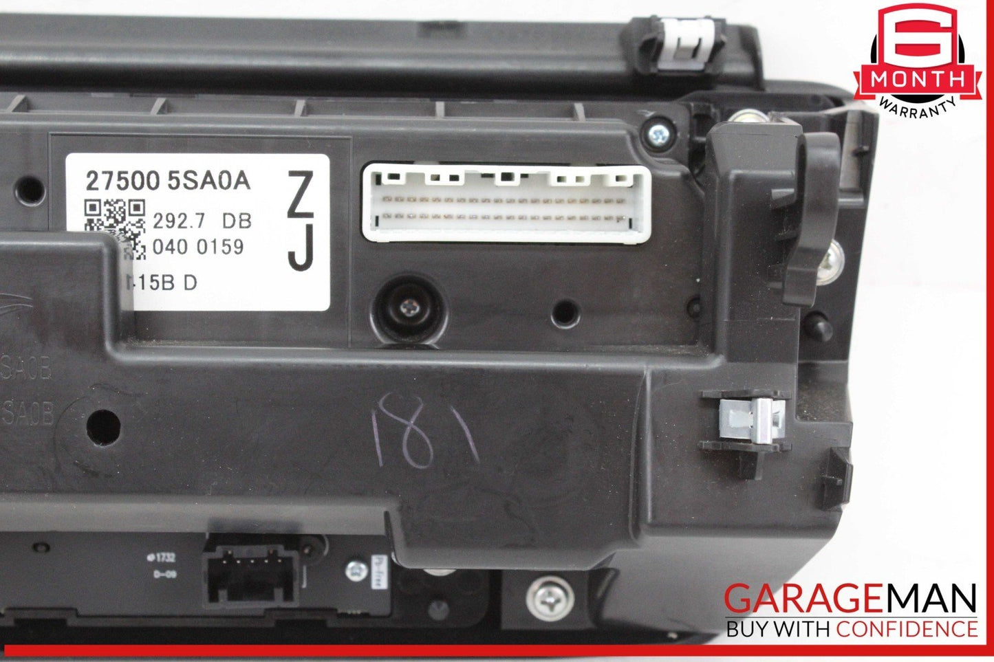 18-24 Nissan Leaf Front AC Heater Temperature Climate Control Switch Panel OEM