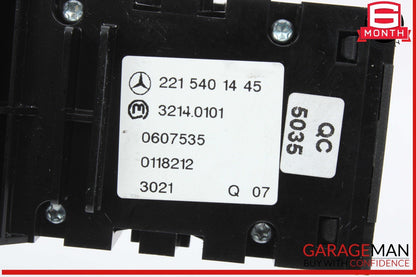 07-14 Mercedes W221 S550 S400 Electronic Parking Button Switch 2215401445 OEM