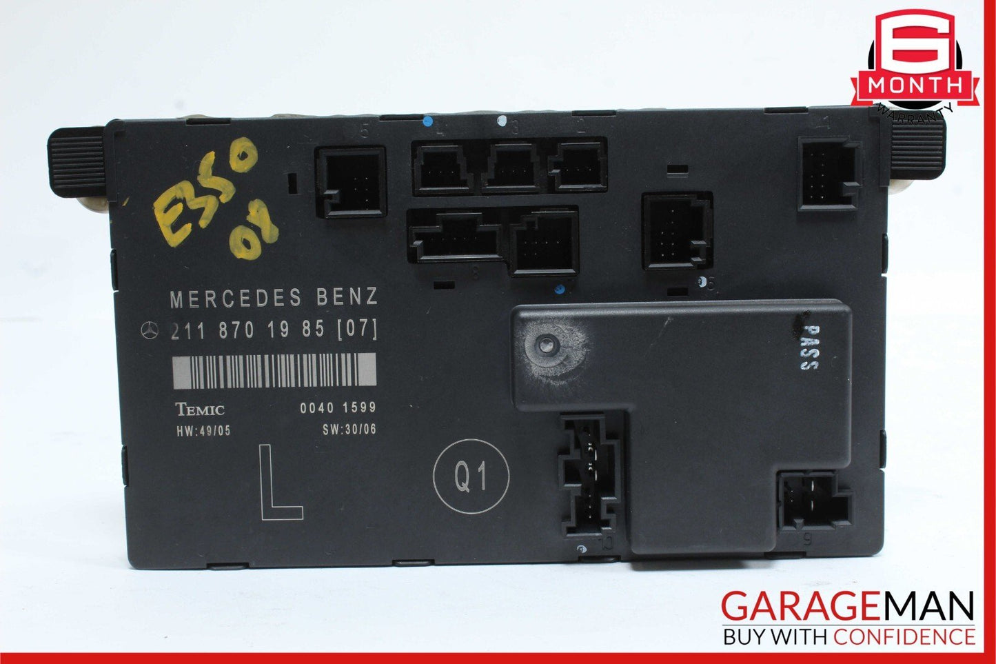 03-09 Mercedes W211 E350 E500 Front Left Side Door Control Module 2118701985 OEM