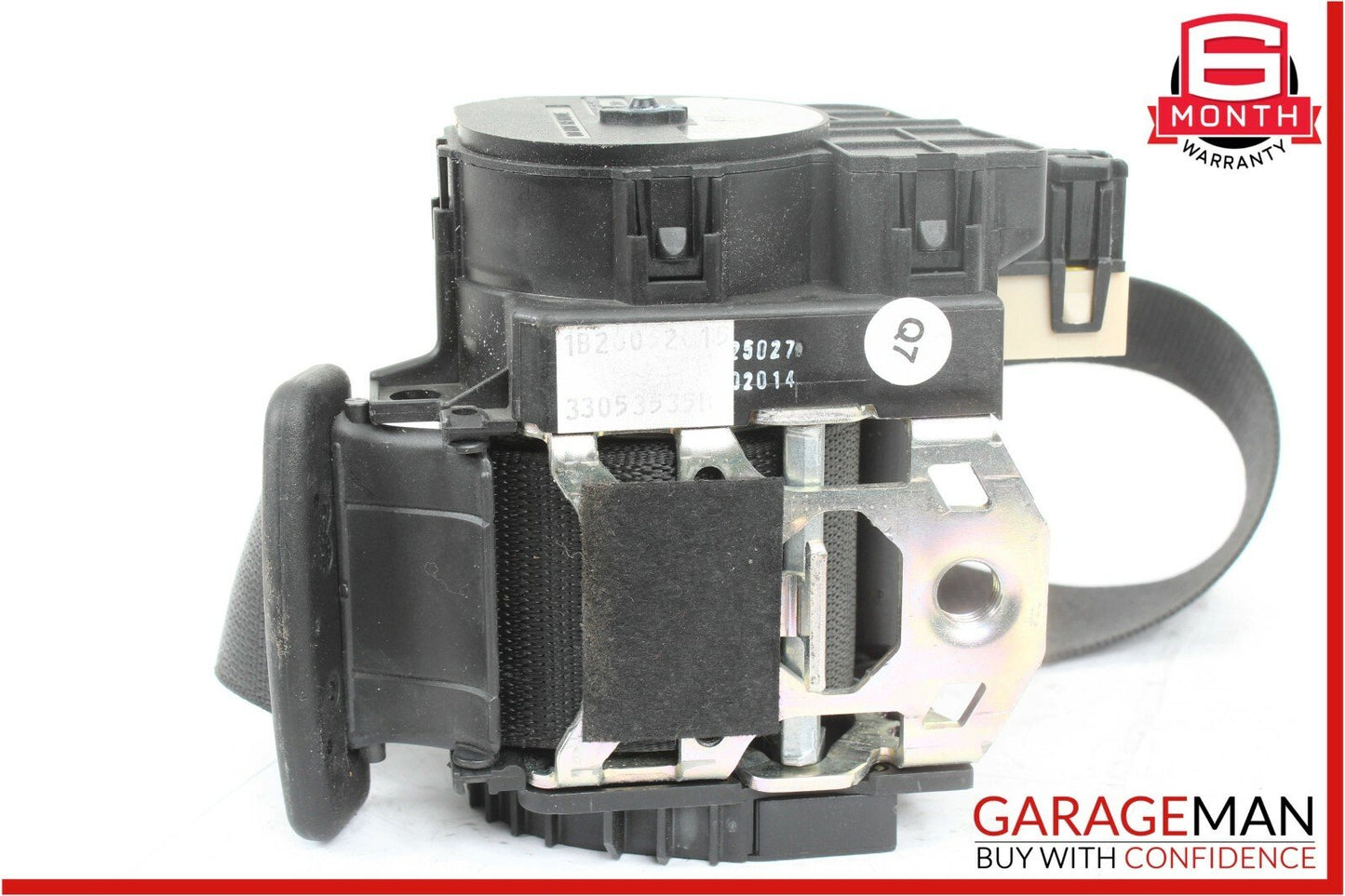 07-10 Mercedes W216 CL550 Front Left Driver Seat Belt Seatbelt Retractor Black