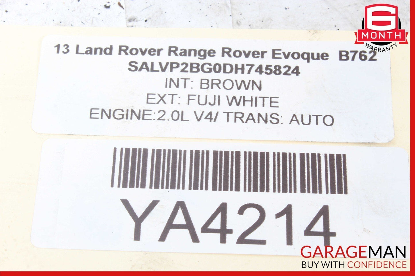 12-19 Range Rover Evoque L538 Front Right Side Shock Absorber Coil Spring Strut