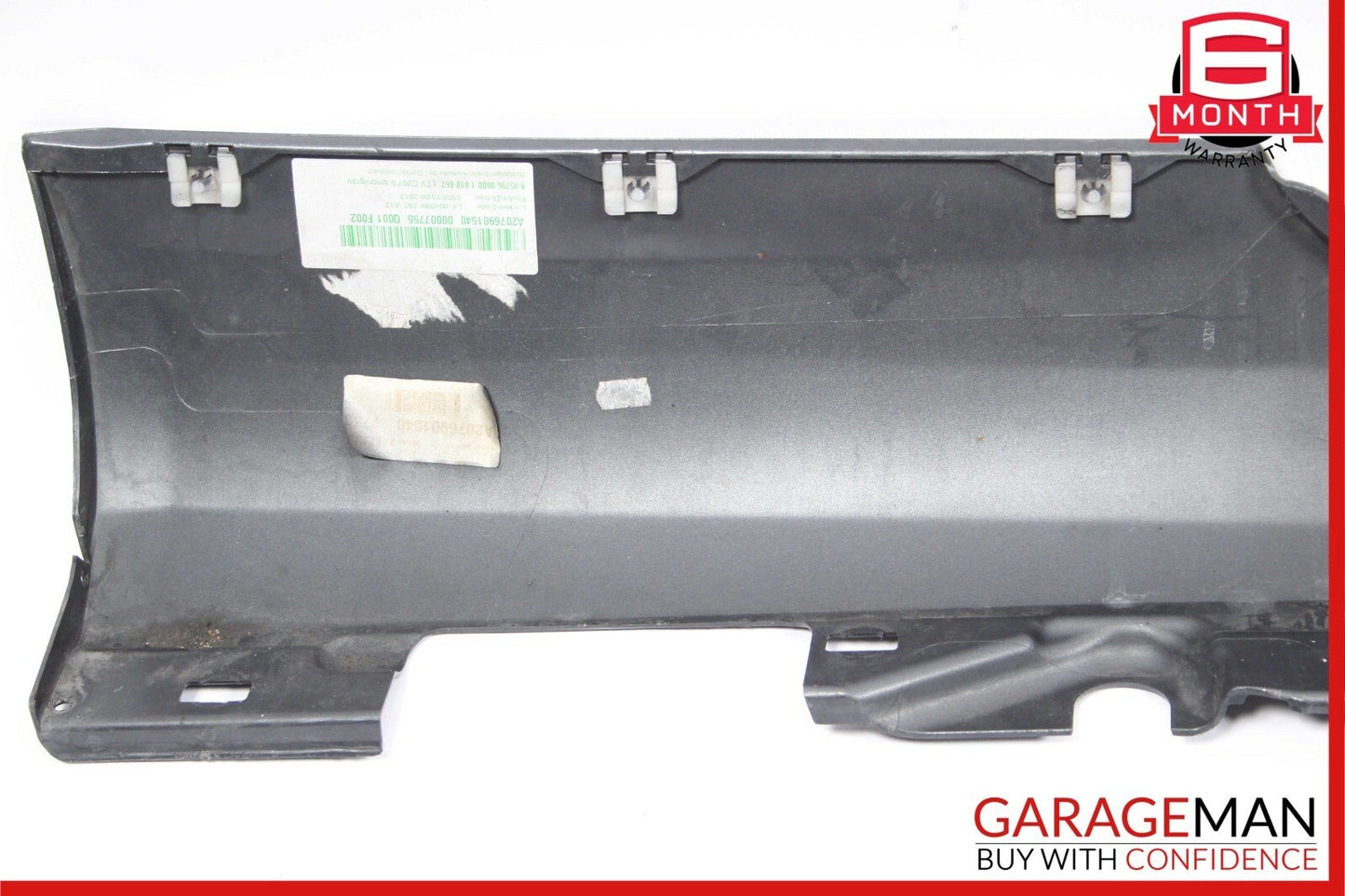 10-13 Mercedes W207 E350 Left Side Rocker Skirt Moulding Trim Panel Grey OEM