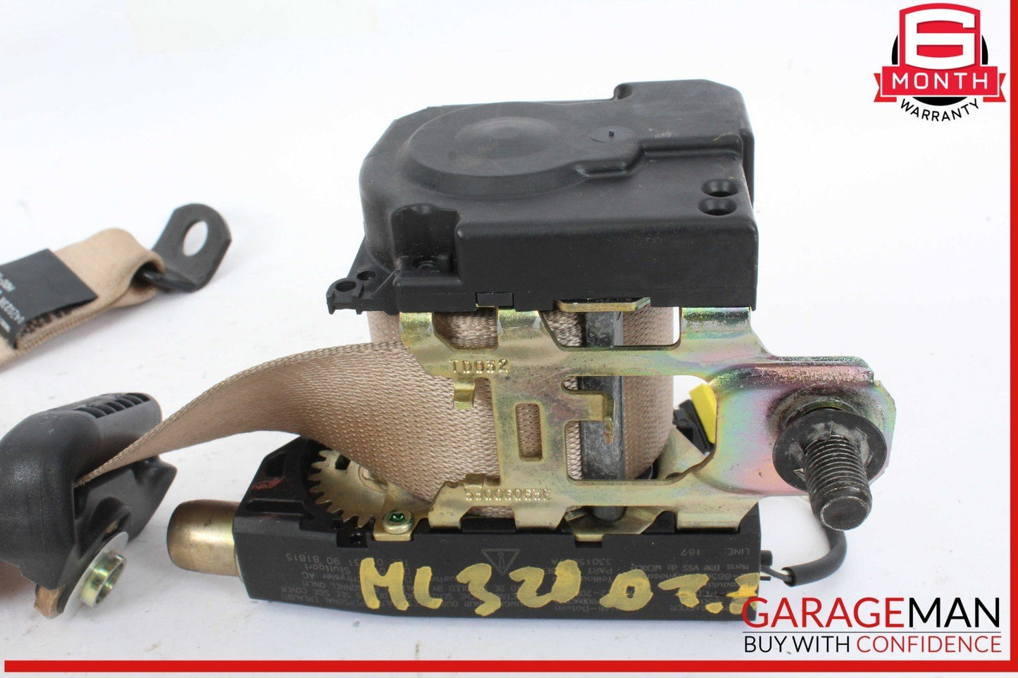 98-05 Mercedes W163 ML320 Rear Right Side Seatbelt Seat Belt Retractor OEM