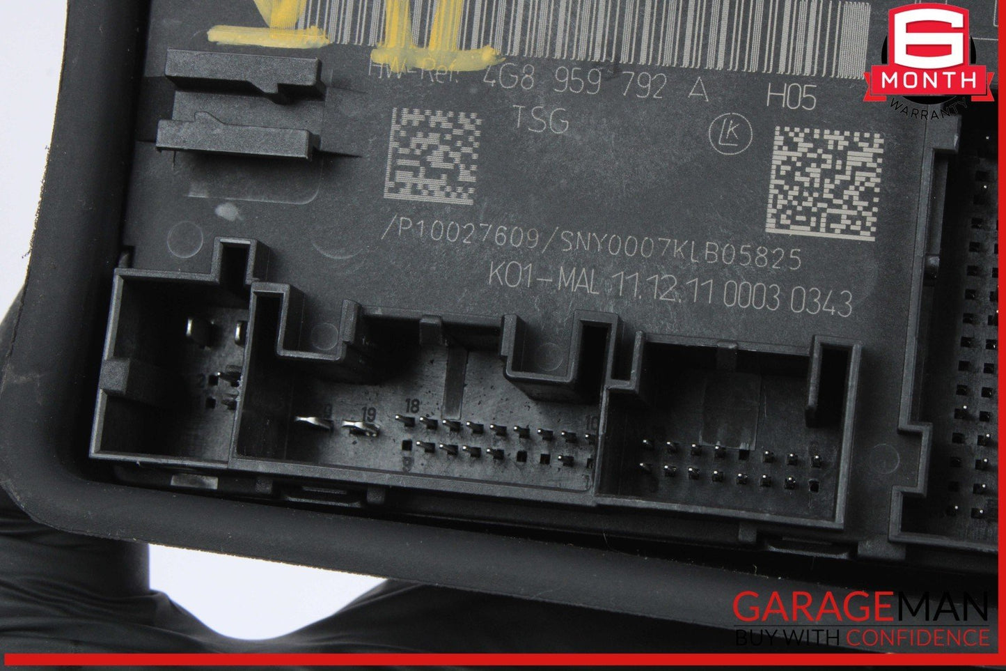 12-18 Audi A6 A7 Front Right Passenger Side Door Control Module Unit 4G8959792E