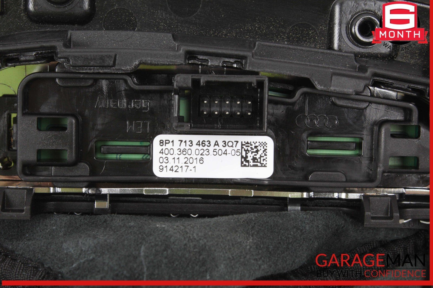 15-18 Audi Q3 Center Console Floor Gear Shifter Selector Lever 8P1713463A OEM