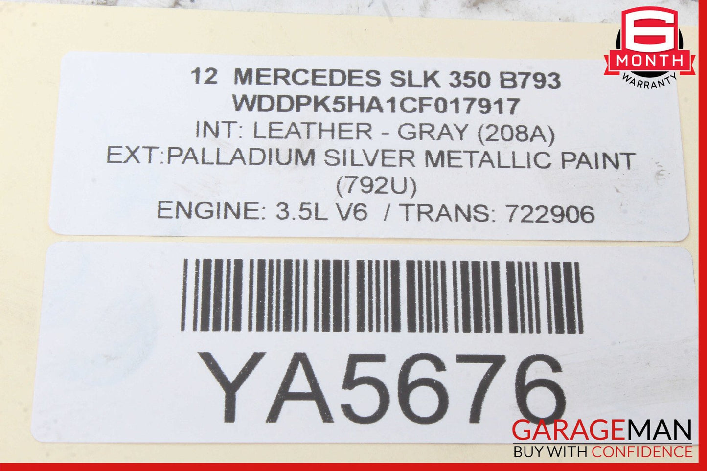 12-20 Mercedes R172 SLK250 SLK350 Rear Left or Right Upper Control Arm OEM