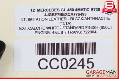 03-12 Mercedes X164 GL450 E350 SLK280 Front Left Side Seat Control Module Unit
