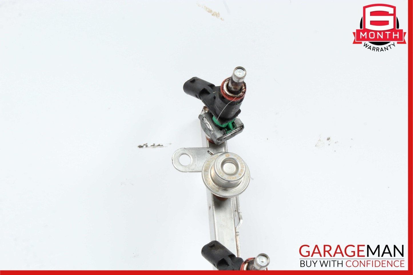 05-12 Mercedes W211 E350 C350 R350 Fuel Injector Rail w/ Fuel Injectors OEM