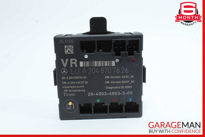 08-18 Mercedes W204 C63 AMG Front Right Passenger Side Door Control Module Unit