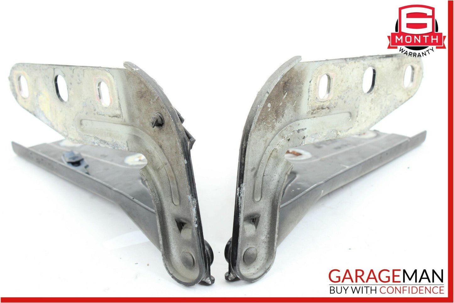 03-10 Porsche Cayenne 955 957 Front Right & Left Hood Hinge Bracket Brackets Set