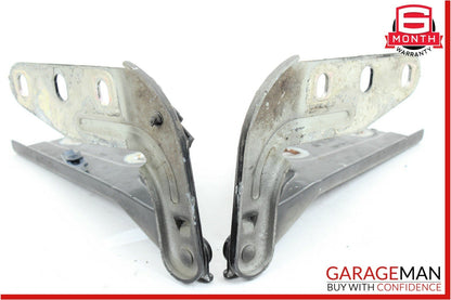 03-10 Porsche Cayenne 955 957 Front Right & Left Hood Hinge Bracket Brackets Set