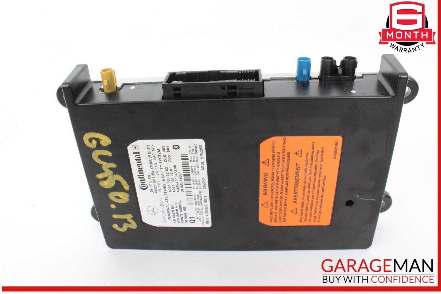 10-20 Mercedes X166 GL450 Communication Control Module Unit 2319002203 OEM