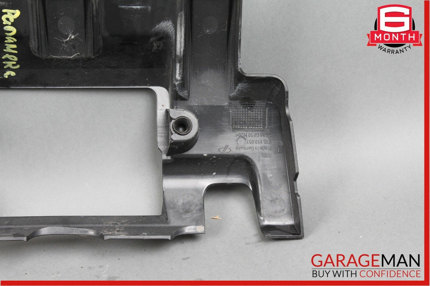 10-15 Porsche Panamera 970 Left Driver Side Engine Cover Trim Panel OEM