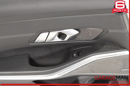 19-24 BMW M340i 330i G20 Rear Left Driver Side Door Cover Panel Black OEM