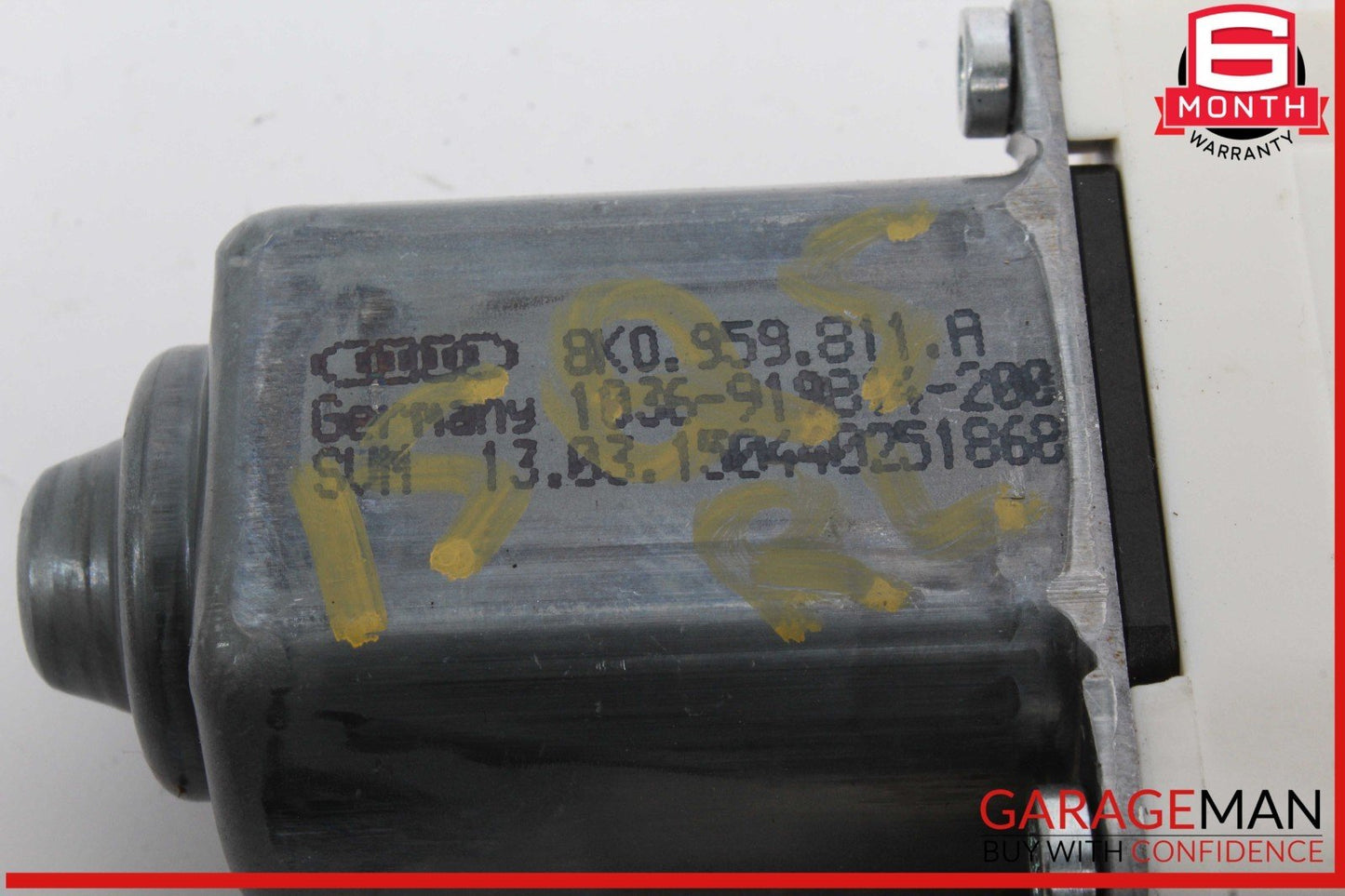 13-17 Audi Q5 Rear Left Driver Side Window Regulator Motor 8K0959811A OEM