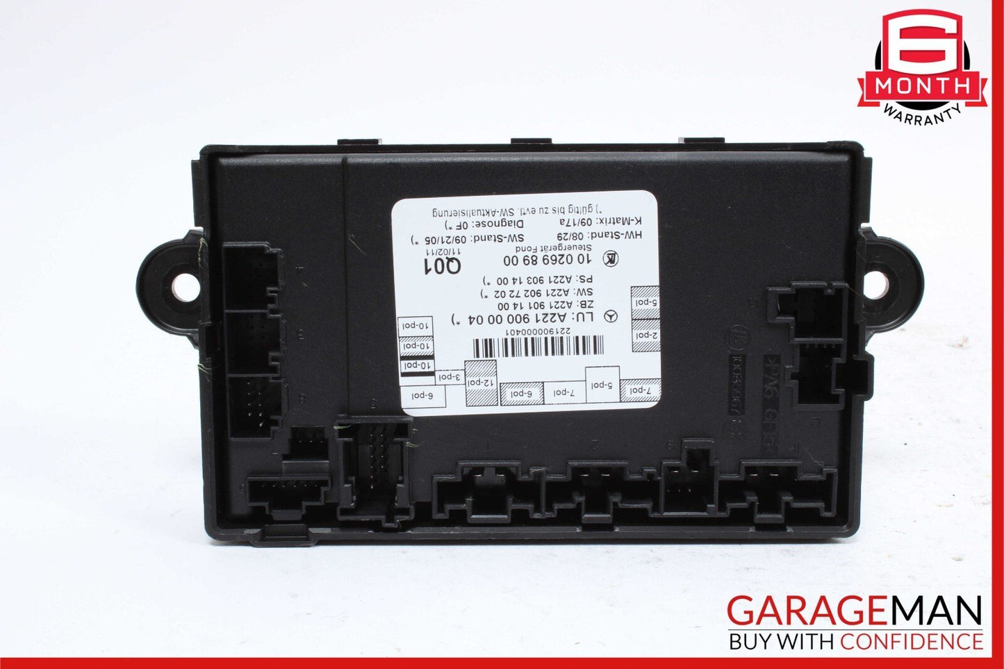 07-13 Mercedes W221 S550 S400 Rear Right or Left Side Door Control Module OEM