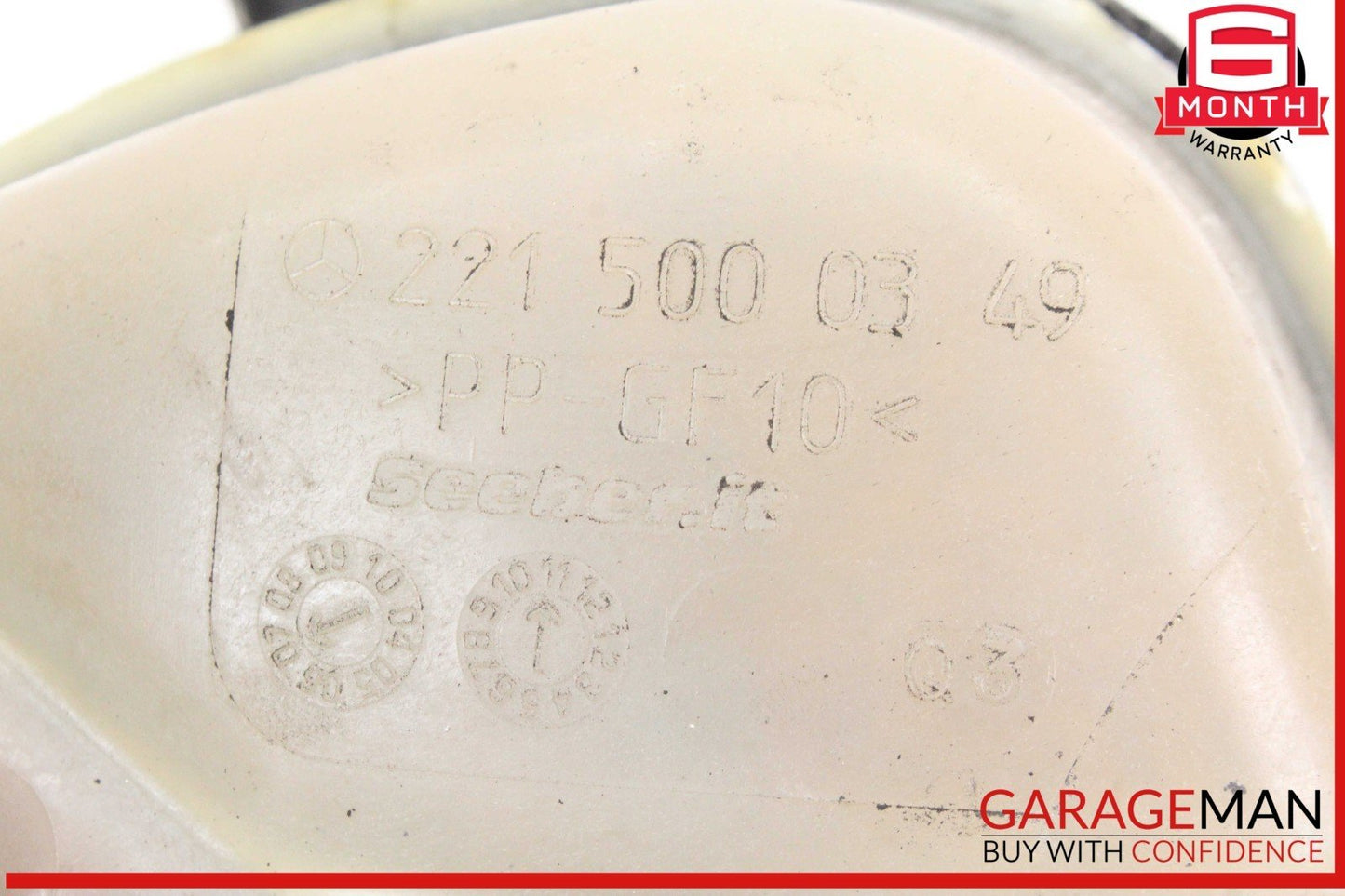 07-13 Mercedes W216 CL550 S400 Coolant Expansion Overflow Tank Reservoir OEM
