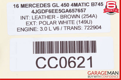 12-19 Mercedes X166 GL450 Airmatic Air Suspension Control Module Unit OEM
