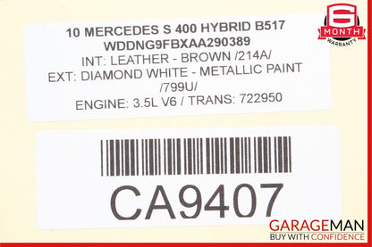 07-13 Mercedes W221 S400 S550 Rear Right or Left Side Door Control Module OEM