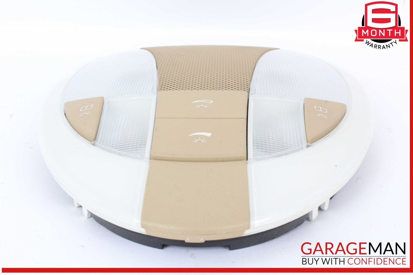 03-11 Mercedes W219 CLS500 E350 Rear Overhead Dome Light Beige 2118207501 OEM