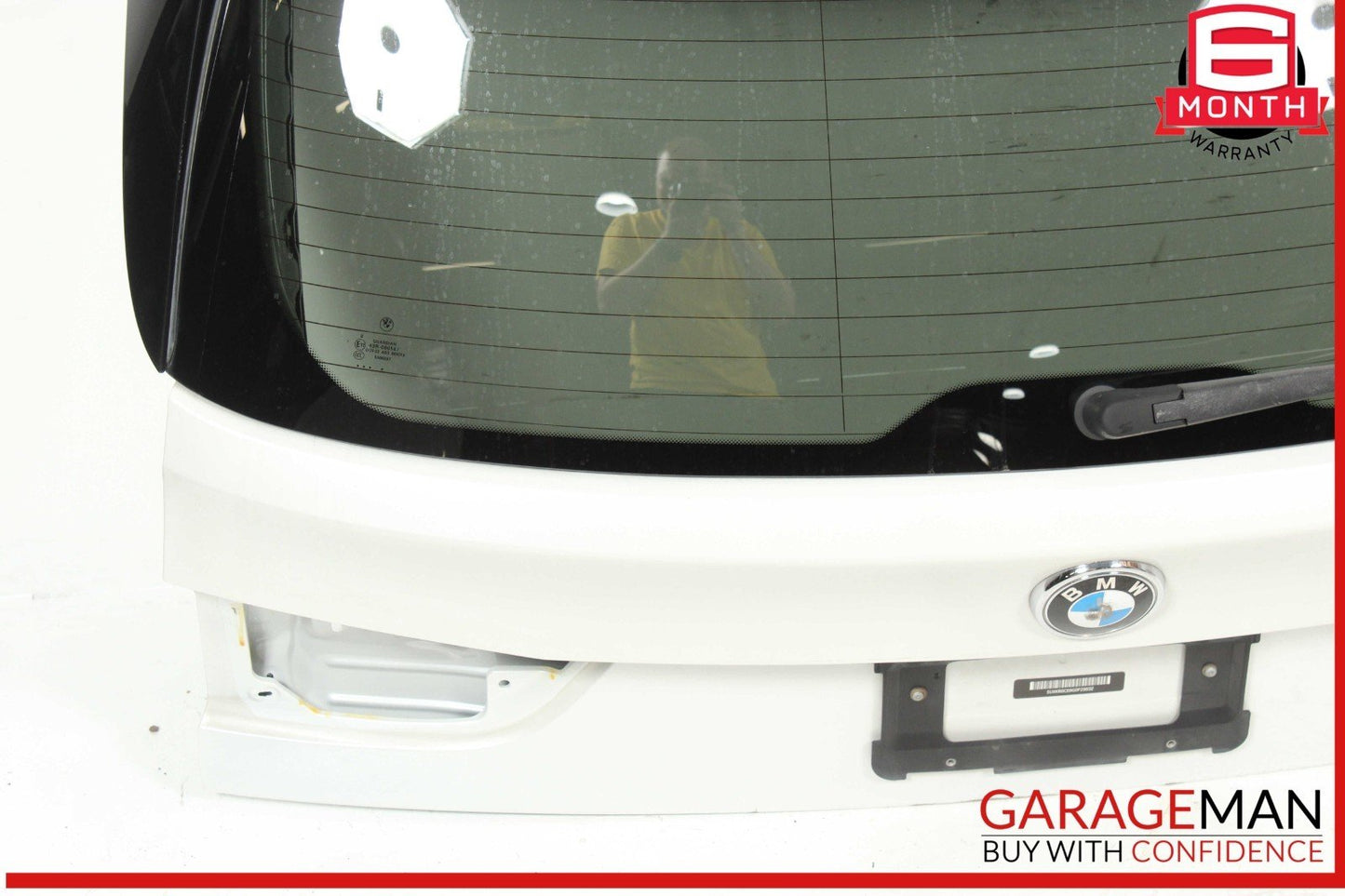 14-18 BMW X5 Rear Trunk Lid Liftgate Tailgate Assembly White OEM