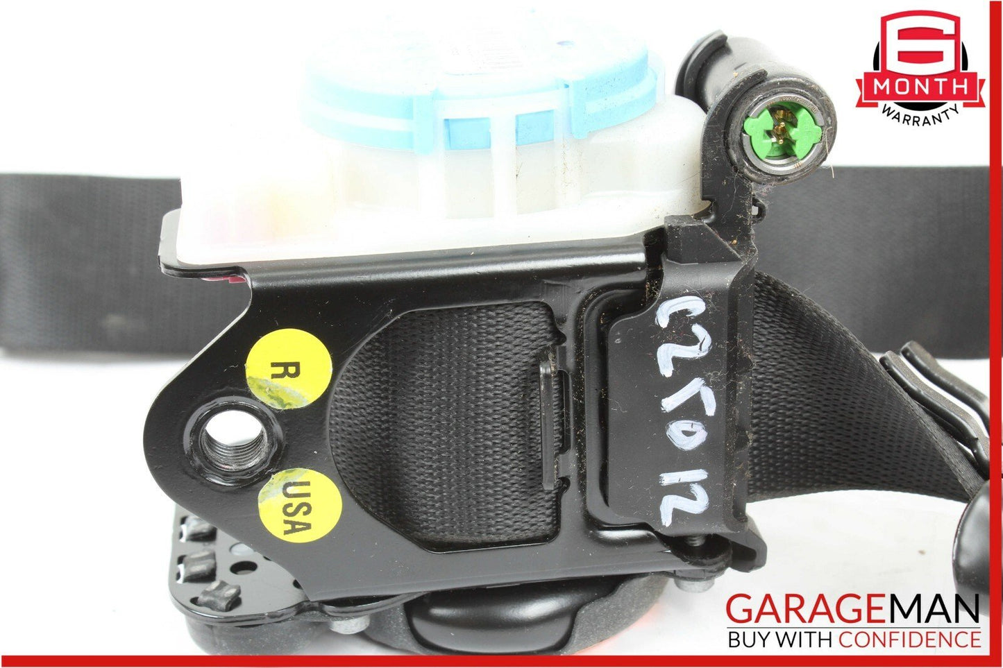 12-14 Mercedes W204 C250 Coupe Front Right Side Seat Belt Retractor Black