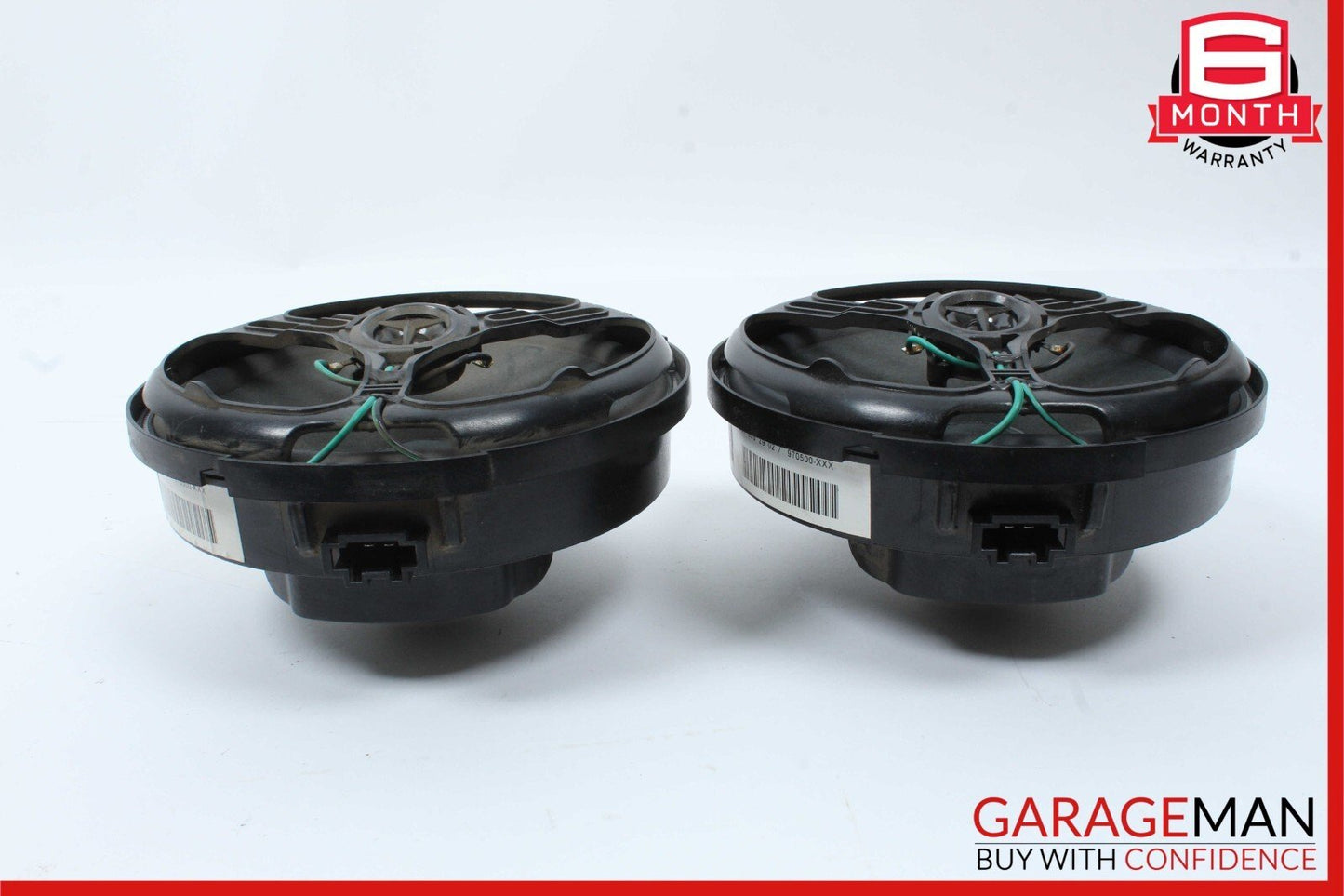 08-11 Mercedes W204 C300 Rear Right & Left Side Door Sound Speakers Set OEM