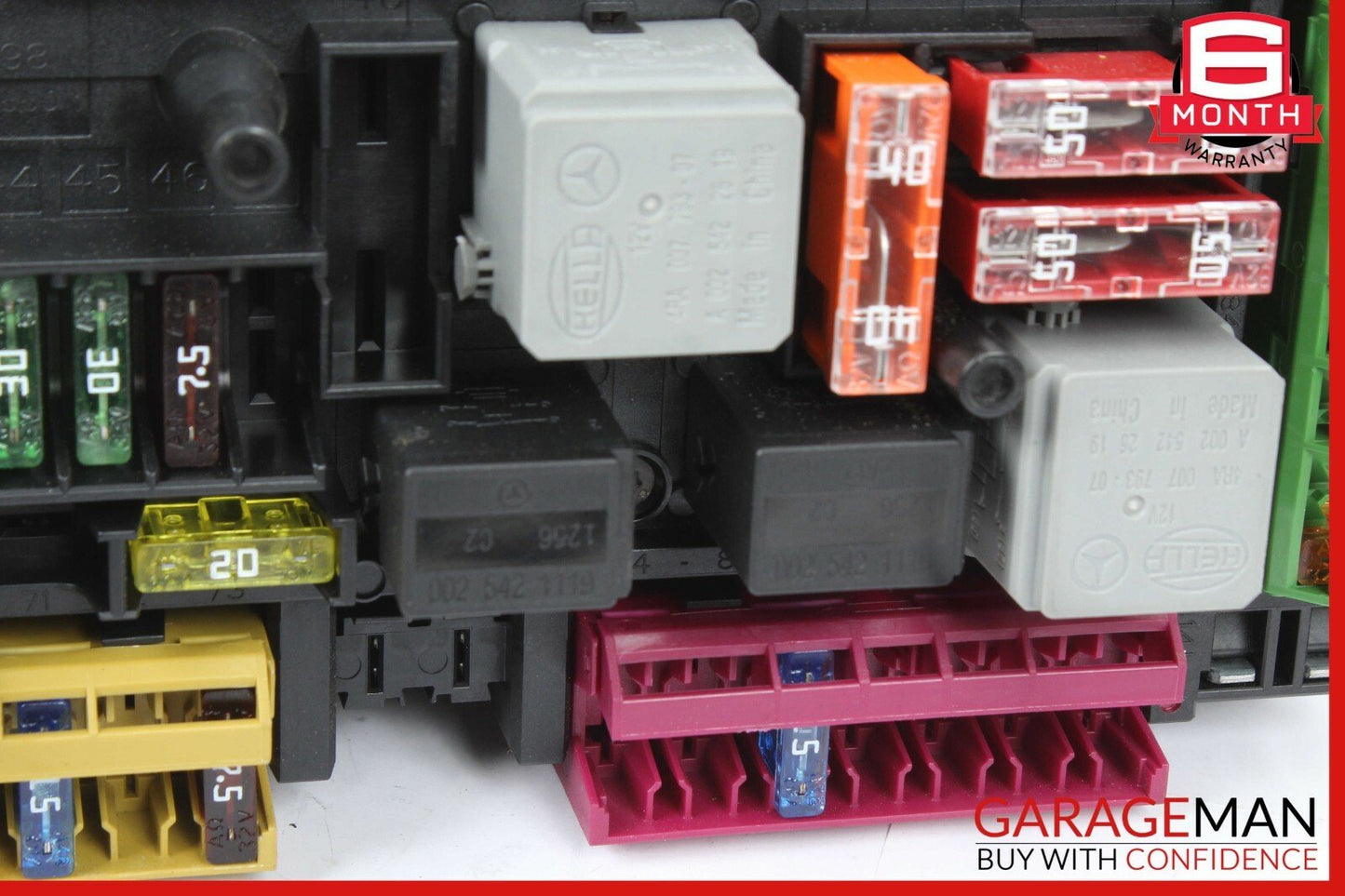 12-14 Mercedes W204 C250 C300 C63 AMG Rear SAM Fuse Box Relay Module Assembly