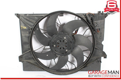 07-14 Mercedes W221 S400 S500 CL550 Engine Cooling Fan Shroud Motor Assembly OEM