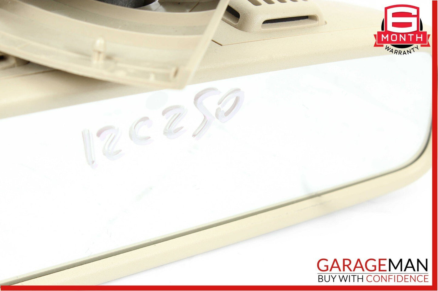 08-14 Mercedes W204 C250 C300 Top Upper Rear View Mirror Assembly Beige