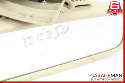 08-14 Mercedes W204 C250 C300 Top Upper Rear View Mirror Assembly Beige