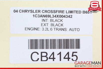 04-08 Chrysler Crossfire Right Passenger Side Air Vent Grill Dash AC Trim OEM