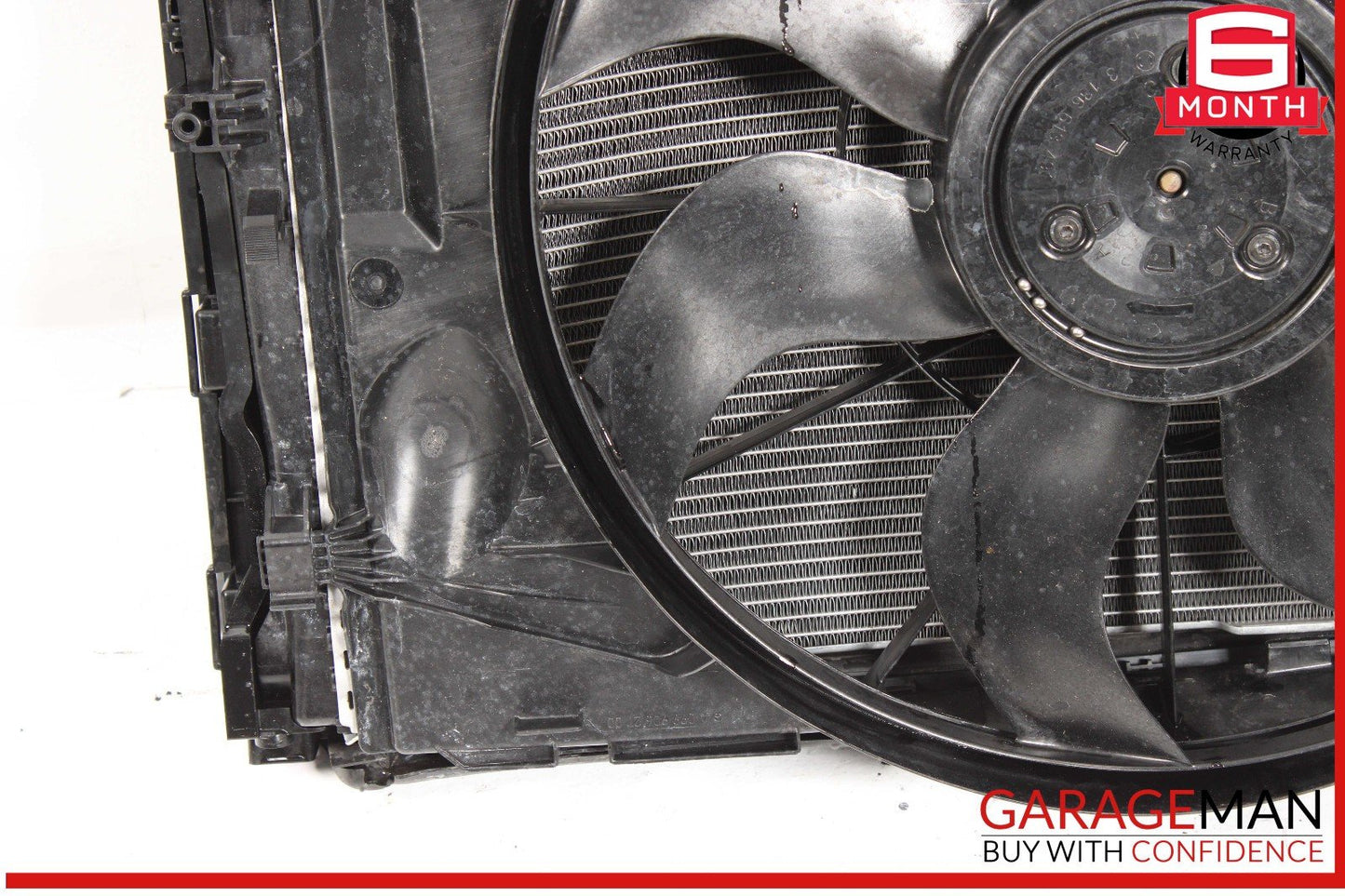 15-23 Mercedes W205 C300 Engine Motor Cooling Radiator A/C Condenser Assembly