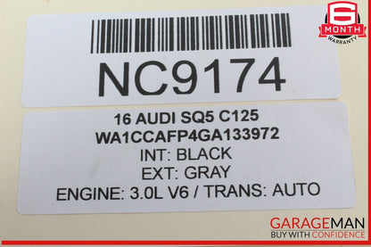 14-17 Audi SQ5 Rear Trunk Release Handle w/ Rear View Back Up Camera OEM