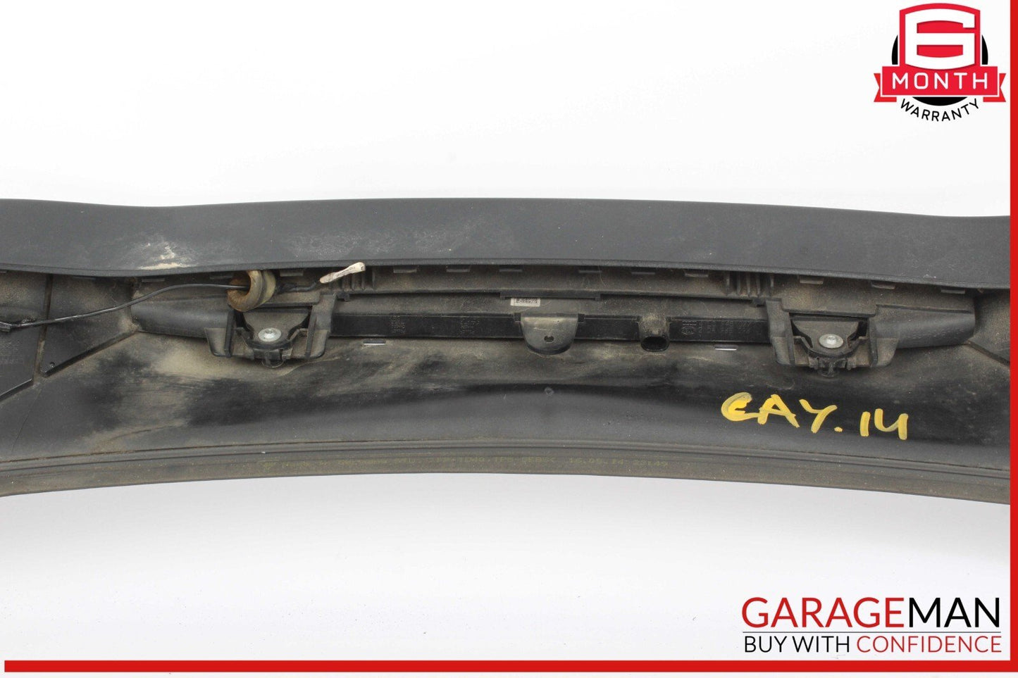 11-14 Porsche Cayenne 958 Rear Spoiler Wing Trim Bezel w/ Third 3rd Brake Light