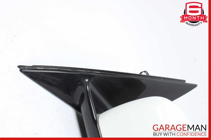 10-13 Mercedes W212 E350 E550 Left Driver Side Rear View Door Mirror White OEM